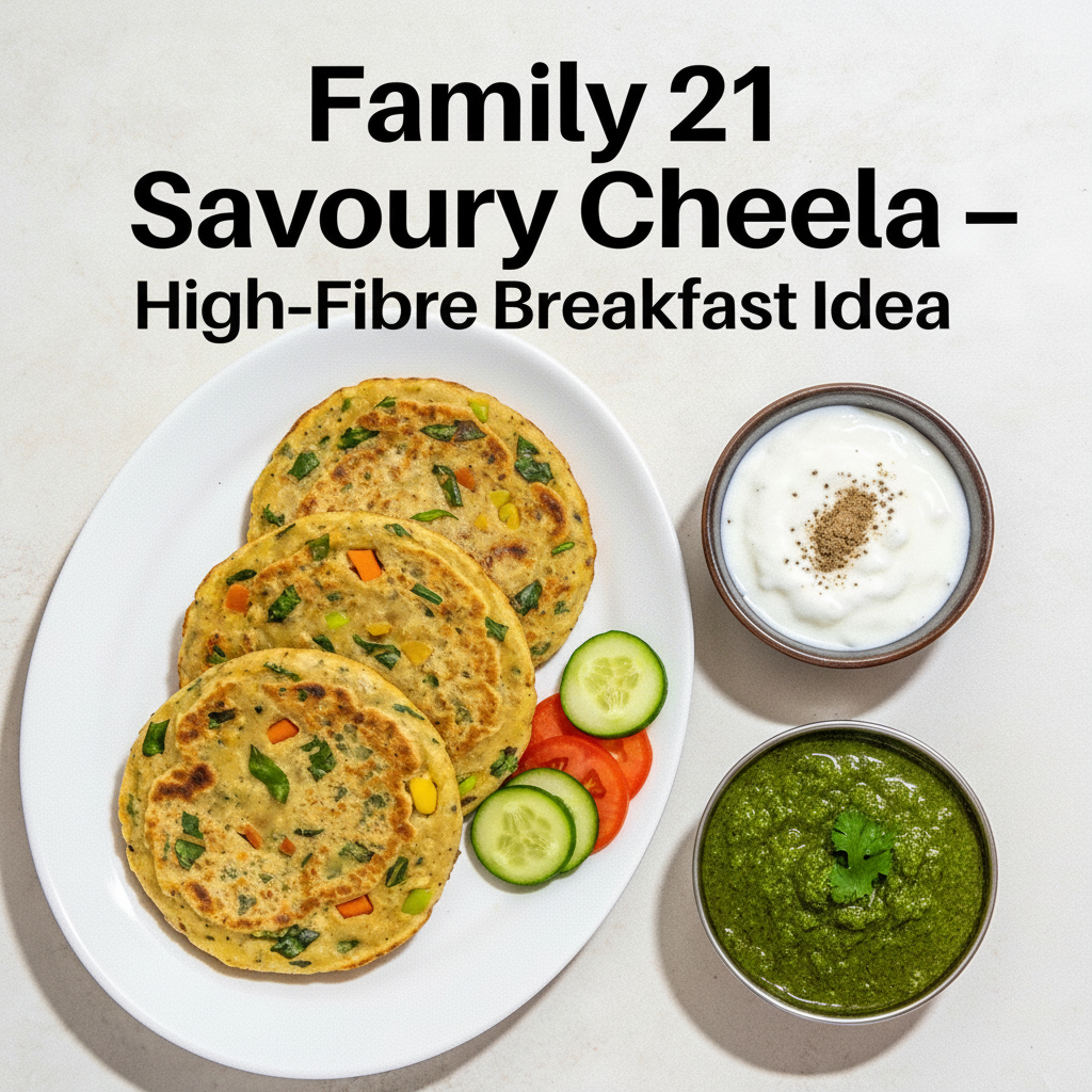 Breakfast Cheela, Family 21 Flour